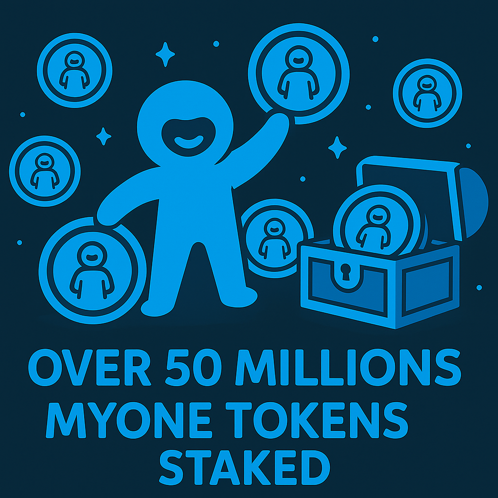 Over 50 Million MYONE Tokens Staked!