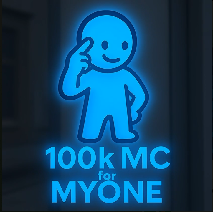 MYONE has just reached a major milestone — 100K MC!